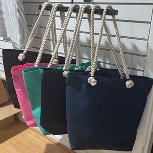 Stylish Canvas Tote Bag with Rope Handles